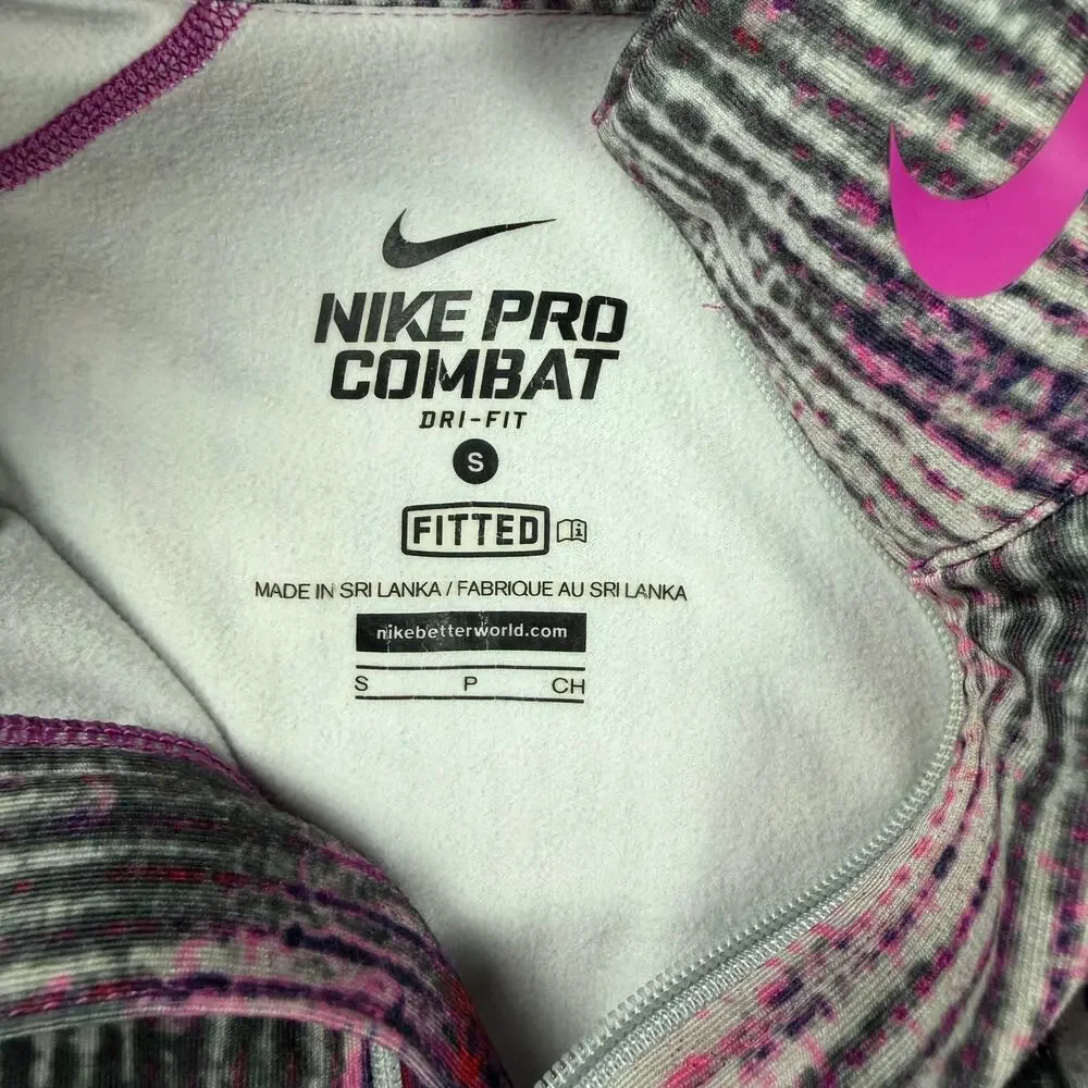 Nike Pro Combat Long Sleeve 1/4 Zip Women's Small